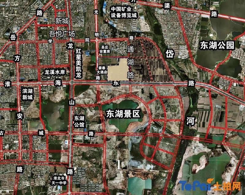 地块红线图