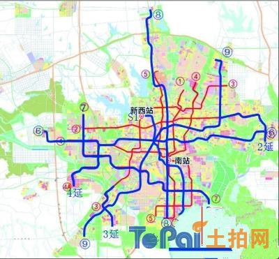 合肥2,3,4號線或延長 肥東肥西將通地鐵